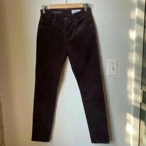 AG Adriano Goldschmied Stevie Slim Straight Ankle Jeans -  26R, Chocolate Brown
